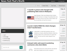 Tablet Screenshot of inewstech.net